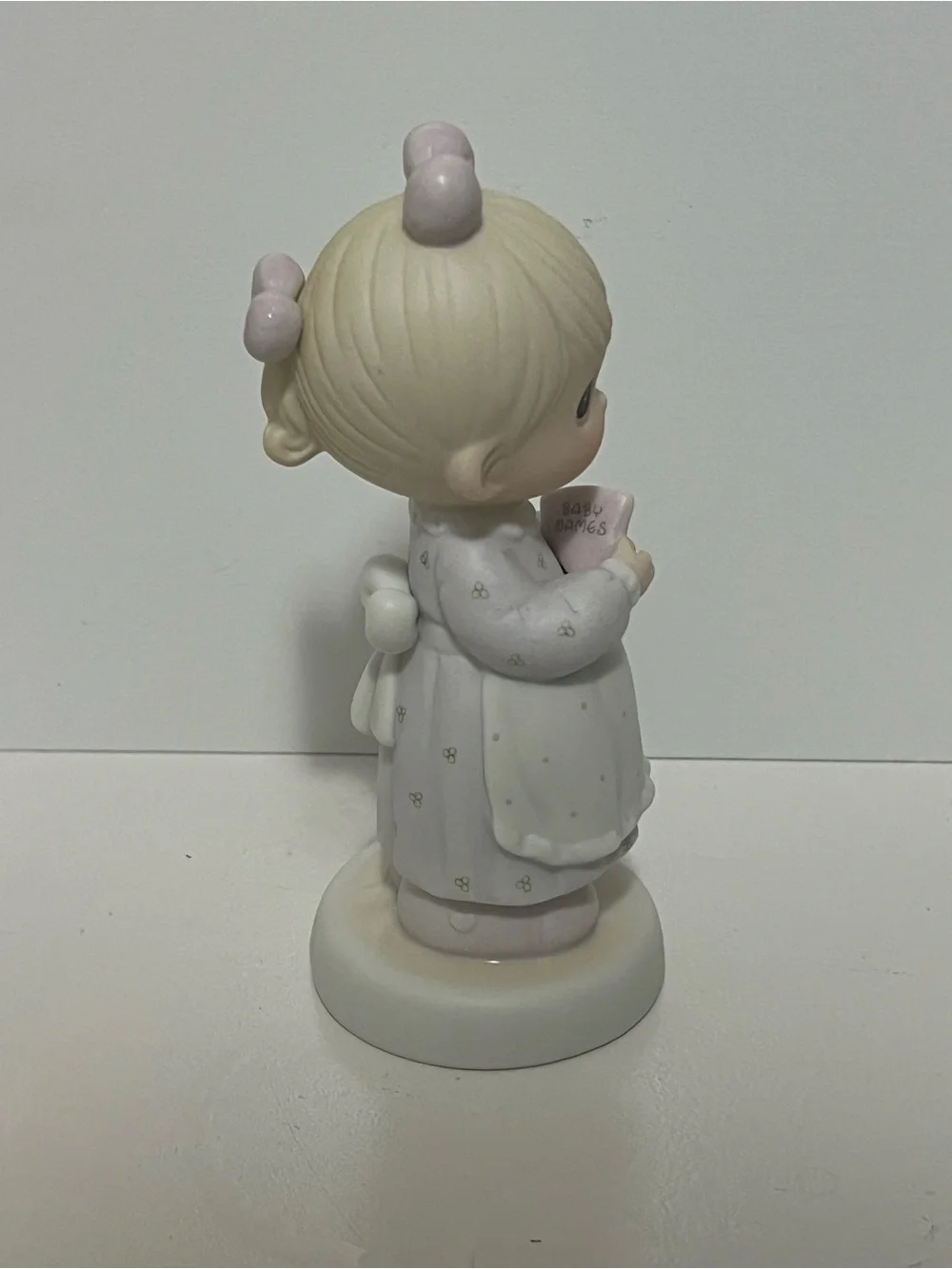 Precious Moments figurine “The Good Lord Always Delivers” from 1989